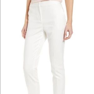 VINCE CAMUTO | Ivory White Slim Cropped Pants